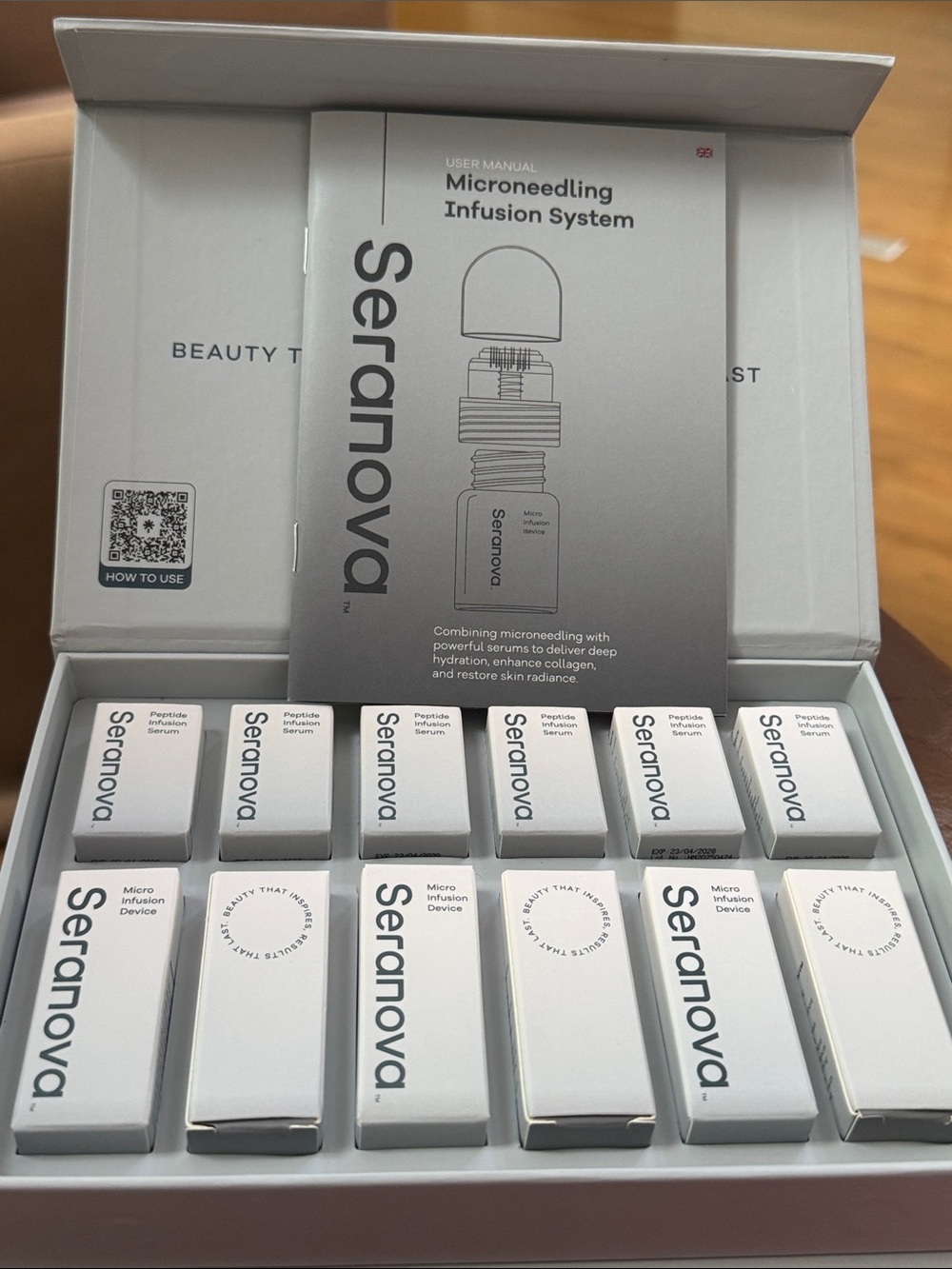 Seranova Microneedling Infusion Kit — 3 Months Supply. NWT